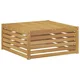 Vidaxl Zunanja miza Masiven les akacije Bela 79 x 79 x 37 cm