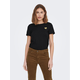 ONLY Majica Kita 15244714 Črna Regular Fit