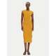 PINKO Pletena obleka 104745 A2FR Rjava Regular Fit