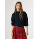 Pepe Jeans za ženske. PL7000016 Modri pulover Charil (XS), Priložnostno, Akril, Mornarica