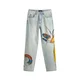 Desigual Kavbojke modra/temno modra/rjasto rjava/rumena