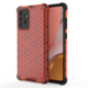Honeycomb pancirna futrola sa silikonskim okvirom za Samsung Galaxy A72 5G/Galaxy A72 4G - Crvena KP10263