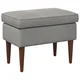 vidaXL Podnožje Svetlo siva 55 x 35 x 41 cm Žamet