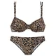 LASCANA Bikini bež/črna