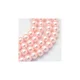 Biserne staklene perle 8 mm roze niska 90 cm