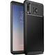MCTK74-IPHONE X/XS Futrola Carbon Fiber Silicone 270 42084, Crna
