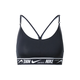 Sportski grudnjak Nike Dri-Fit Indy Logo Bra - black/black/white