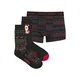 JACK & JONES Boksarice JACXMAS REINDEER smaragd/rdeča/črna/bela