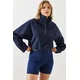 Bianco Lucci Womens Zipper Detailed Raincoat MBMS002
