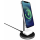 Epico Magnetic 2in1 Wireless Charger (MagSafe compatible) 15W/10W/7,5W + 18W QC - black