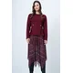 Trend Alaçati Stili Bluza burgund