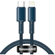 Baseus High Density Braided Cable Type-C to Lightning, PD, 20W, 1m (blue)