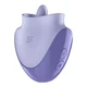 KLITORALNI STIMULATOR Satisfyer Tongue Dancer Lila - mini vibrator, silikon, vodoodporen, 8 vibracij, oralna simulacija, gibljiv jeziček