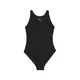 Womens Puma Racerback Swimsuit, Black, Size XS, Sport