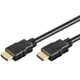 GOOBAY Goobay HDMI AV priključni kabel [1x moški konektor HDMI - 1x moški konektor HDMI] 3.00 m črna, (20497169)