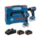BOSCH PLAVI ALAT GSR 18V-65 + GDR 18V-215, 2 X 5.0 Ah baterija + punjač + L-Boxx 136