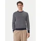TOMMY HILFIGER Pulover ESSENTIAL mornarska/bela