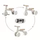 PETITE&MARS Balans bicikl Bingo 3 u 1, Ivory White