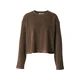 EDITED Majica Kassandra Longsleeve (Corduroy) rjava