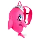 crazy safety otroški vodoodporni nahrbtnik shark pink