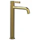 ICONIC washbasin mixer, high, gold matt - Zlata mat barva - Sapho - ICONIC - 72 - Medeninasti - Vzvod - Krožni - 45 - 309 - 14