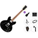 PSD Guitars SH-100 Premium SET Black Jazz kitara (polakustična)