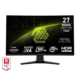 MSI gaming monitor MAG 274CQF 2560x1440 WQHD, VA, 180Hz, DP/2XHDMI ,1500R Zakrivljen