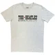 The Beatles Budokan Set List (Back Print) Grey L Majica