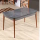 Hanah Home Trpezarijski sto na razvlačenje Aris, 132-170 cm, Antracit