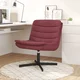 Vidaxl Vrtljiv stol vinsko rdeča 63 x 75 x 76 cm blago