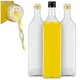 shumee 10x steklenic MARASCA CLEAR 1000 ml z dozirnikom za olivno olje, kis, sok 1l