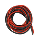 Silikonski kabel 10,0 mm2, 1m rdeč /1m črn