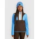 ONeill FwcCruz JackS Polartec Half-Zip Fleece Swe blue poppy colour block