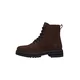 TIMBERLAND Gležnarji z vezalkami temno rjava