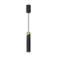 Luster na sajli NEO 1xGU10/8W/230V crna/zlatna