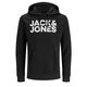 JACK & JONES Majica, črna