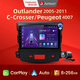 V1 Android Multimidia For Mitsubishi Outlander xl 2 2005-2011 For Citroen C-Crosser C