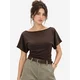 MixRay Bluza temno rjava