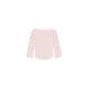 Bershka Majica temno rjava/roza