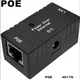 POE-INJ-4810 Gembird 48V/1A 130W, 100mbps POE injector od 5~48V, konektor 5.5x2.1mm