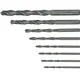 Svedri za kovino HSS, 3,0–10,0 mm, komplet 8 kosov