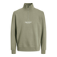 JACK & JONES Majica JORVesterbro  zelena / bela