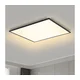 Brilagi - LED prigušiva svetiljka SLIMFRAME LED/58W/230V 60x60 cm crna + daljinski upravljač