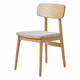 Bež/naraven jedilni stol Livo – Unique Furniture