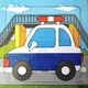 Lesena sestavljanka Ambulanca 9 kosov