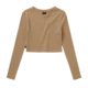 Majica Mystic GLOW Crop Tee - 730 Slate Brown