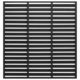VIDAXL WPC panel za ogradu (180x180cm), crni