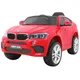 RAMIZ Električni avtomobilček BMW X6M za otroke - rdeč SUV + vrata na daljinsko upravljanje