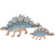 Woodcraft Lesena 3D sestavljanka Stegosaurus 2v1