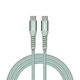 Magnetni kabel Verbatim Sync & Charge USB-C® na USB-C® - 100 W, 120 cm, zelen (31855)